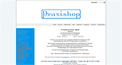 Desktop Screenshot of praxishop.ch